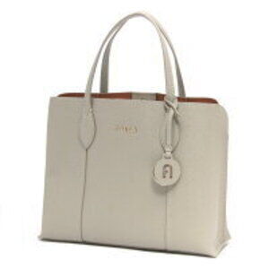 FURLA Vittoria Tote Bag Handbag Marmo Gray